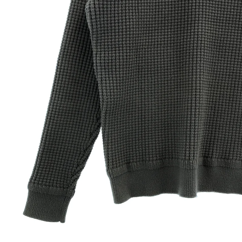 RHC Ron Herman / アールエイチシーロンハーマン | コットン クルーネック ワッフルニット | L | メンズ