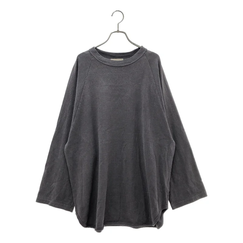 blurhms / ブラームス | C/Silk Nep Baseball Raglan Tee / コットン シルク ベースボール ラグランスリーブTシャツ | 4 | メンズ