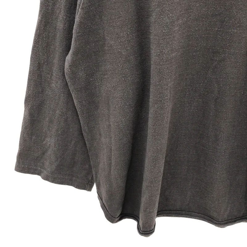 blurhms / ブラームス | C/Silk Nep Baseball Raglan Tee / コットン シルク ベースボール ラグランスリーブTシャツ | 4 | メンズ