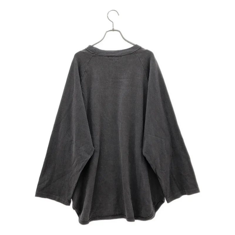 blurhms / ブラームス | C/Silk Nep Baseball Raglan Tee / コットン シルク ベースボール ラグランスリーブTシャツ | 4 | メンズ