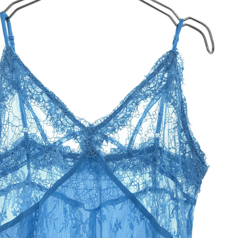 AMERI / アメリ | AIRY SHEER LACE CAMISOLE レース シアー キャミソール | S | レディース