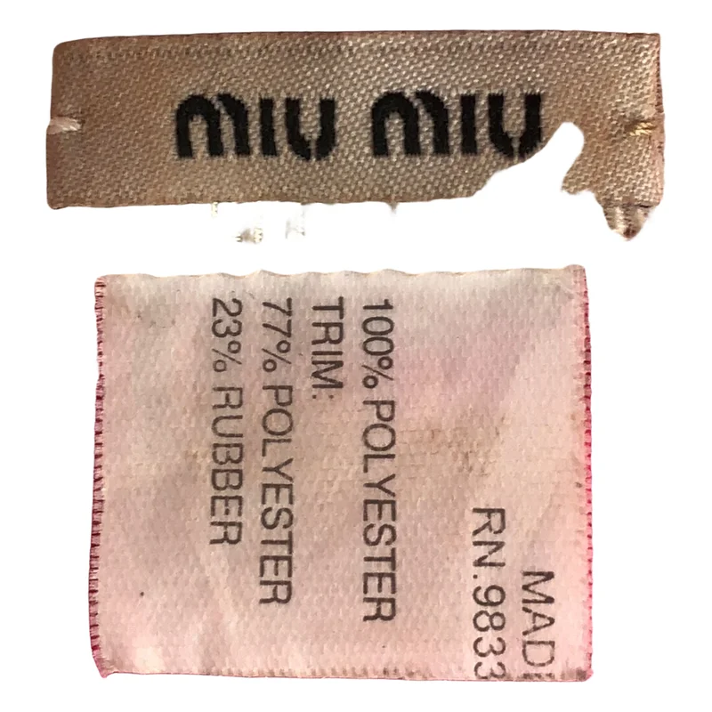 miu miu / ミュウミュウ | パテントレザー ヘアバンド |