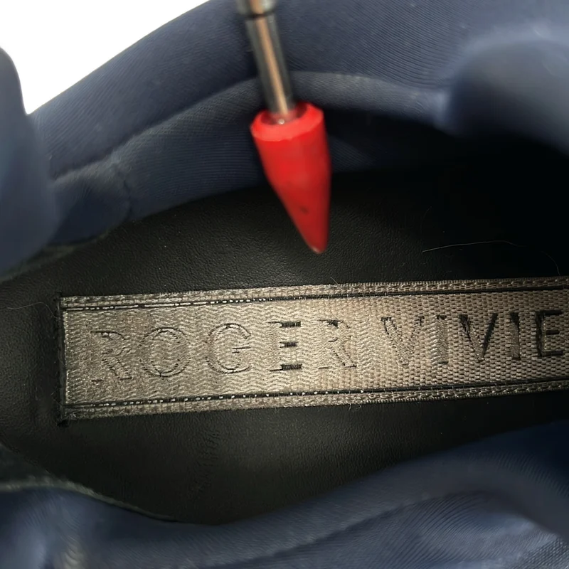 Roger Vivier / ロジェ・ヴィヴィエ | VIV RUN ヴィヴ ラン ファブリック ストラスバックル スニーカー | 38 | レディース