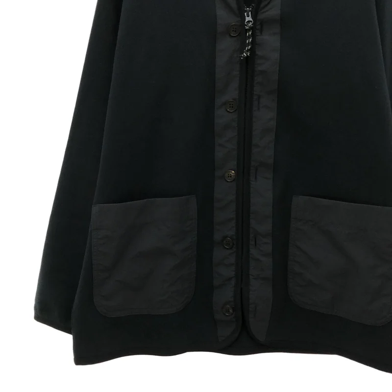 COMME des GARCONS HOMME / コムデギャルソンオム | 2023SS | 綿度詰め天竺×綿ナイロンタッサー ジップアップ スウェットカーディガン | S | メンズ