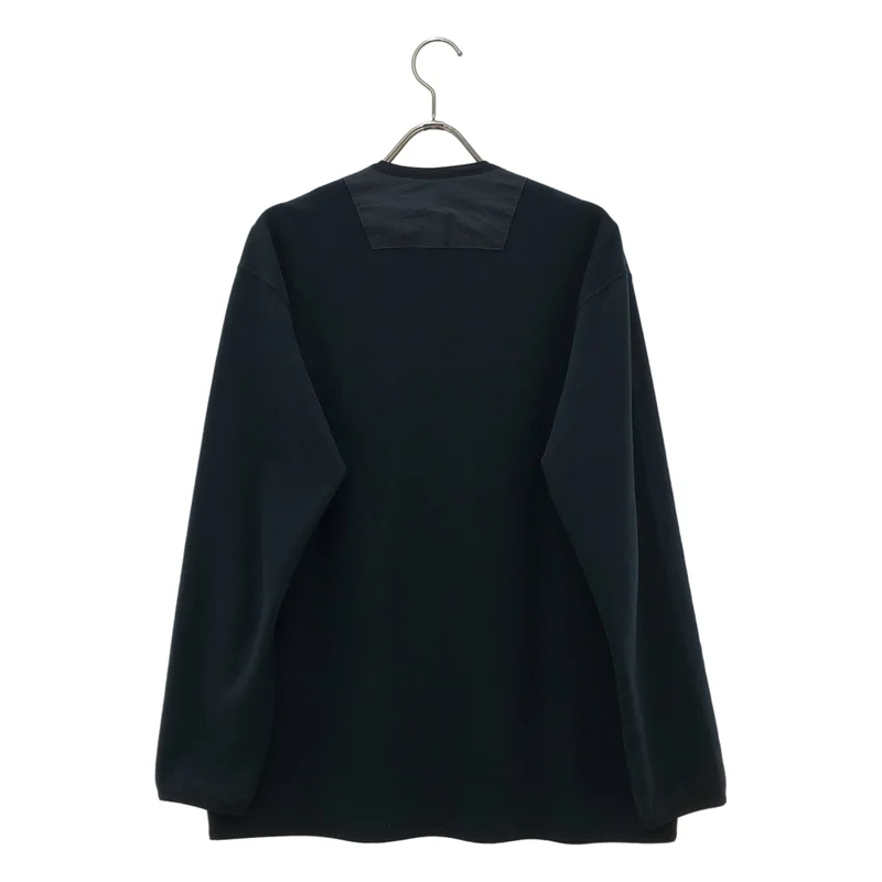 COMME des GARCONS HOMME / コムデギャルソンオム | 2023SS | 綿度詰め天竺×綿ナイロンタッサー ジップアップ スウェットカーディガン | S | メンズ