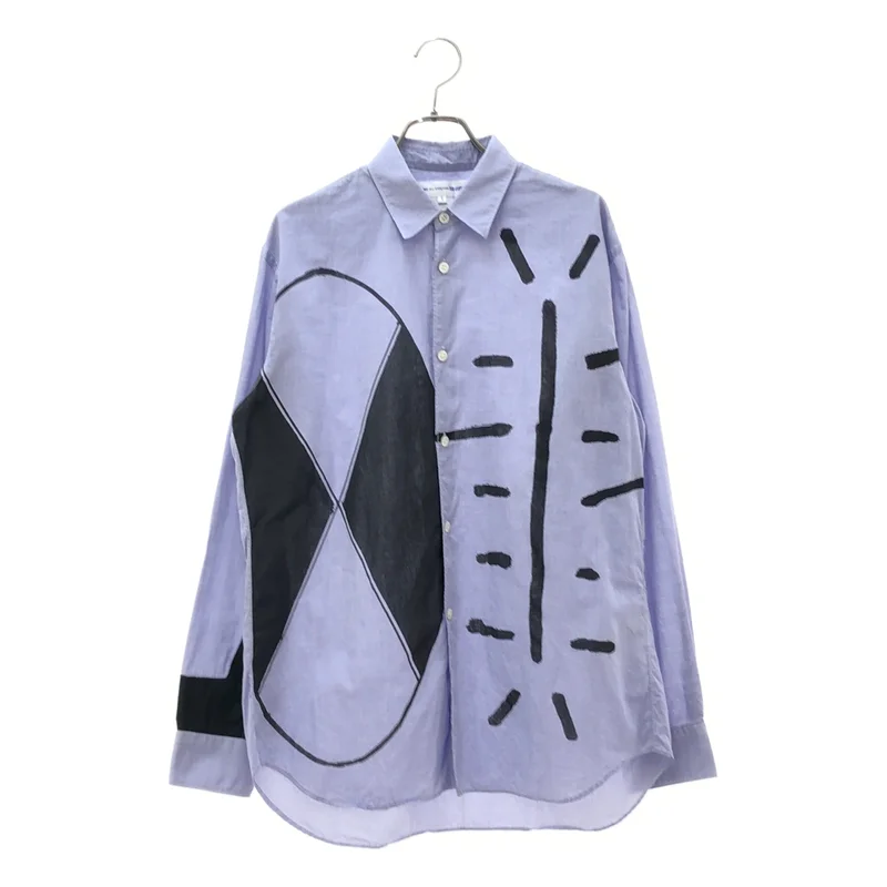 COMME des GARCONS SHIRT / コムデギャルソンシャツ | 2013AW | コットン プリント加工 チェック シャツ | S | メンズ
