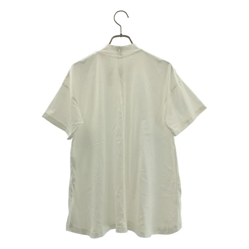 ENFOLD / エンフォルド | WASHABLE STAND-NECK T-SHIRT / バックジップ ハイネック カットソー | 38 | レディース