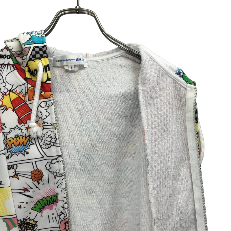 COMME des GARCONS SHIRT / コムデギャルソンシャツ | 総柄 ジップ スウェット フーディ | S | メンズ