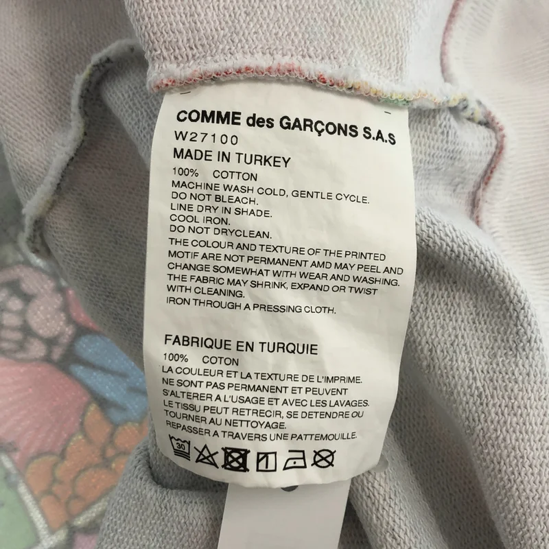 COMME des GARCONS SHIRT / コムデギャルソンシャツ | 総柄 ジップ スウェット フーディ | S | メンズ