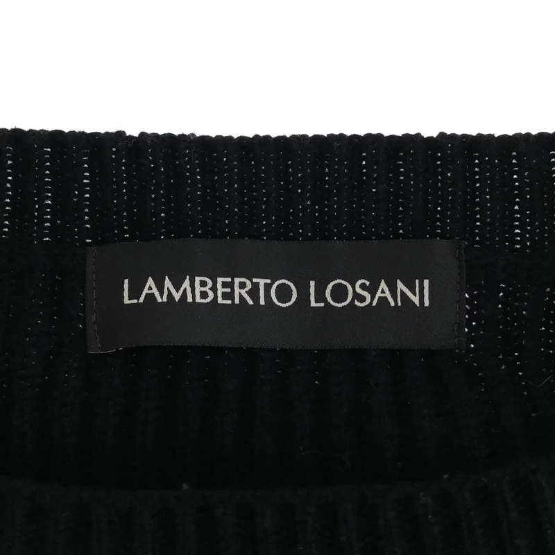 ランベルト ロザーニ / LAMBERTO LOSANI | ウール シルク カシミヤ クルーネックニット | 52 | メンズ