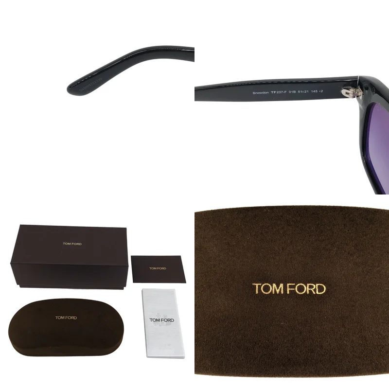 TOM FORD / トムフォード | サングラス TF237-F 01B | 51◻︎21 145 | その他