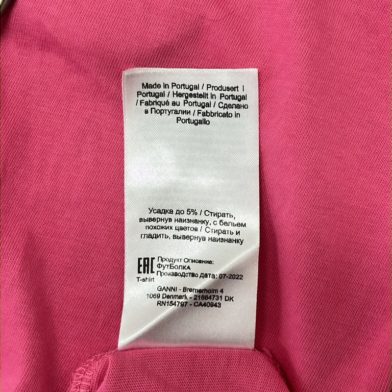 Ganni / ガニー | コットン ローズプリント ロングスリーブTシャツ | S | レディース