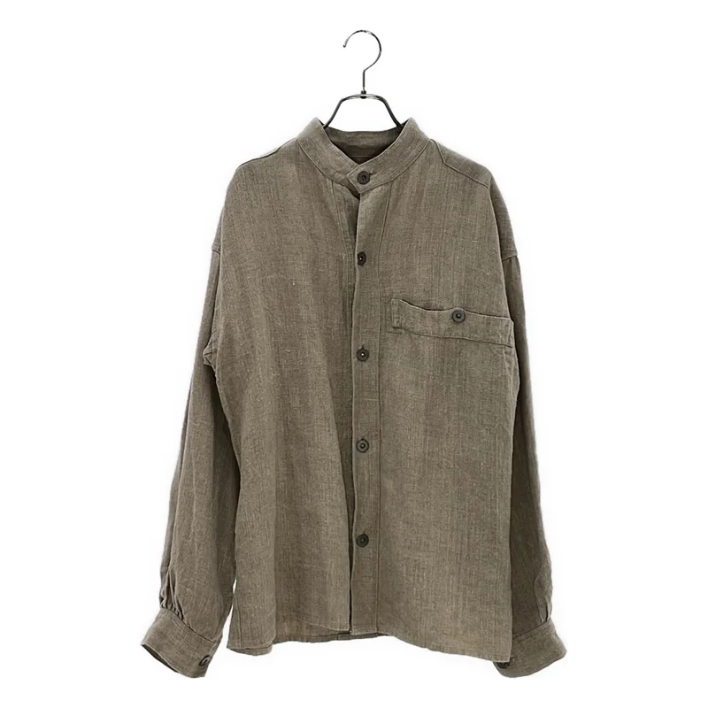 ANATOMICA / アナトミカ | BOURGERON リネン スタンドカラージャケット | M | メンズ