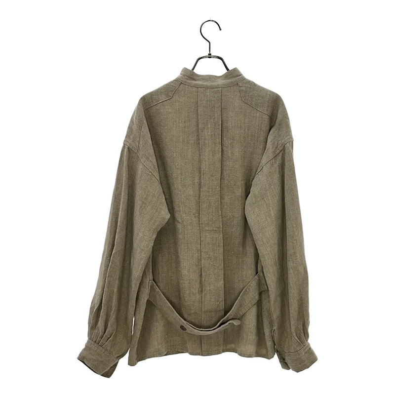 ANATOMICA / アナトミカ | BOURGERON リネン スタンドカラージャケット | M | メンズ