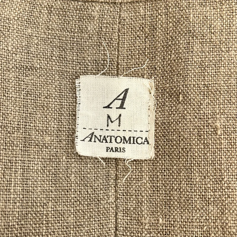 ANATOMICA / アナトミカ | BOURGERON リネン スタンドカラージャケット | M | メンズ