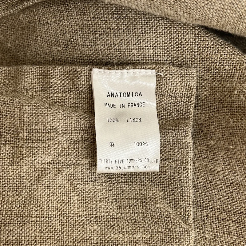 ANATOMICA / アナトミカ | BOURGERON リネン スタンドカラージャケット | M | メンズ