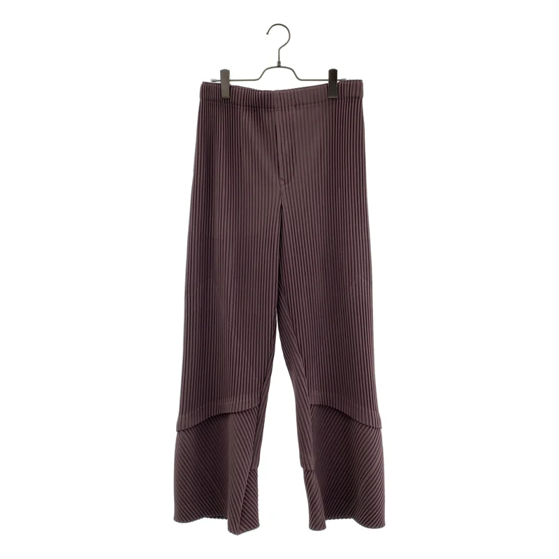 HOMME PLISSE ISSEY MIYAKE / オムプリッセイッセイミヤケ | AERIAL プリーツ 切替 ワイドパンツ |