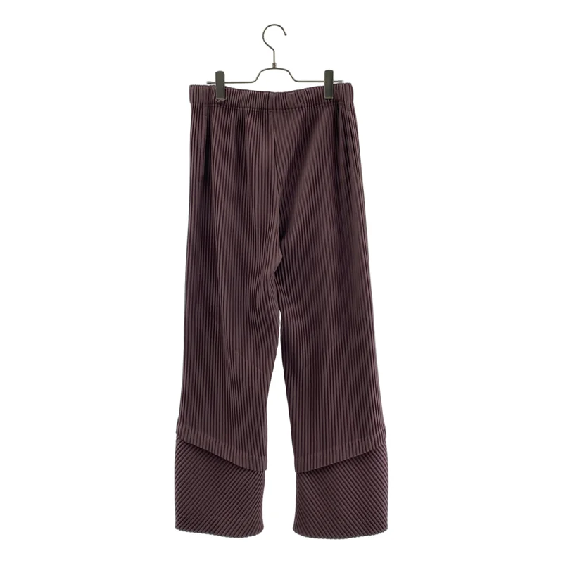 HOMME PLISSE ISSEY MIYAKE / オムプリッセイッセイミヤケ | AERIAL プリーツ 切替 ワイドパンツ |
