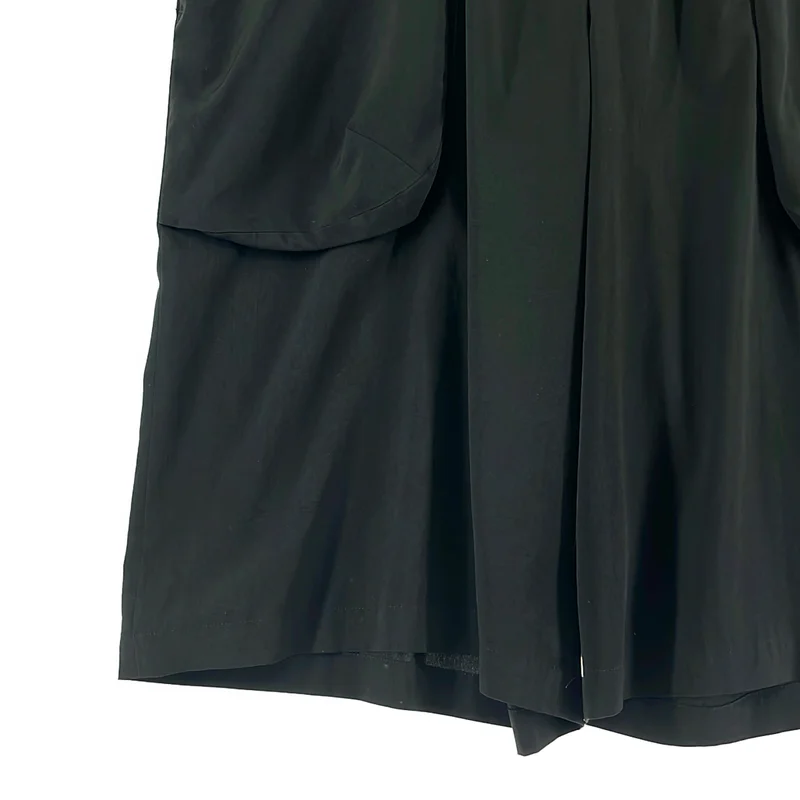 YOHJI YAMAMOTO POUR HOMME / ヨウジヤマモトプールオム | 2022SS | トリアセテート ワイドハーフパンツ | 2 | メンズ