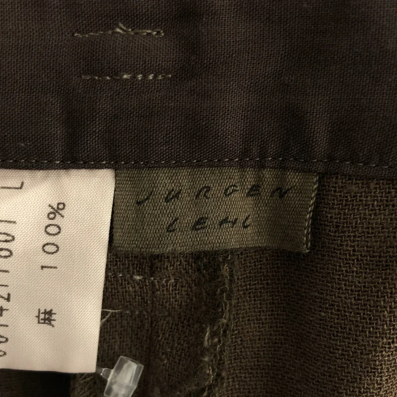 JURGEN LEHL / ヨーガンレール | リネン パンツ J0142FP601 | L | レディース