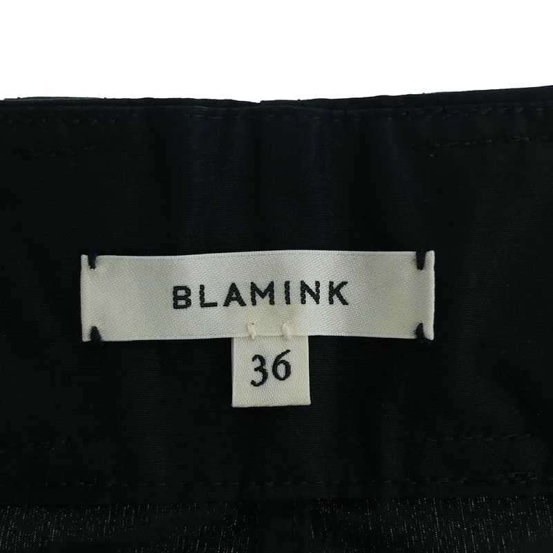 BLAMINK / ブラミンク | コットンシルク タフタ コクーン ワイドパンツ | 36 | レディース