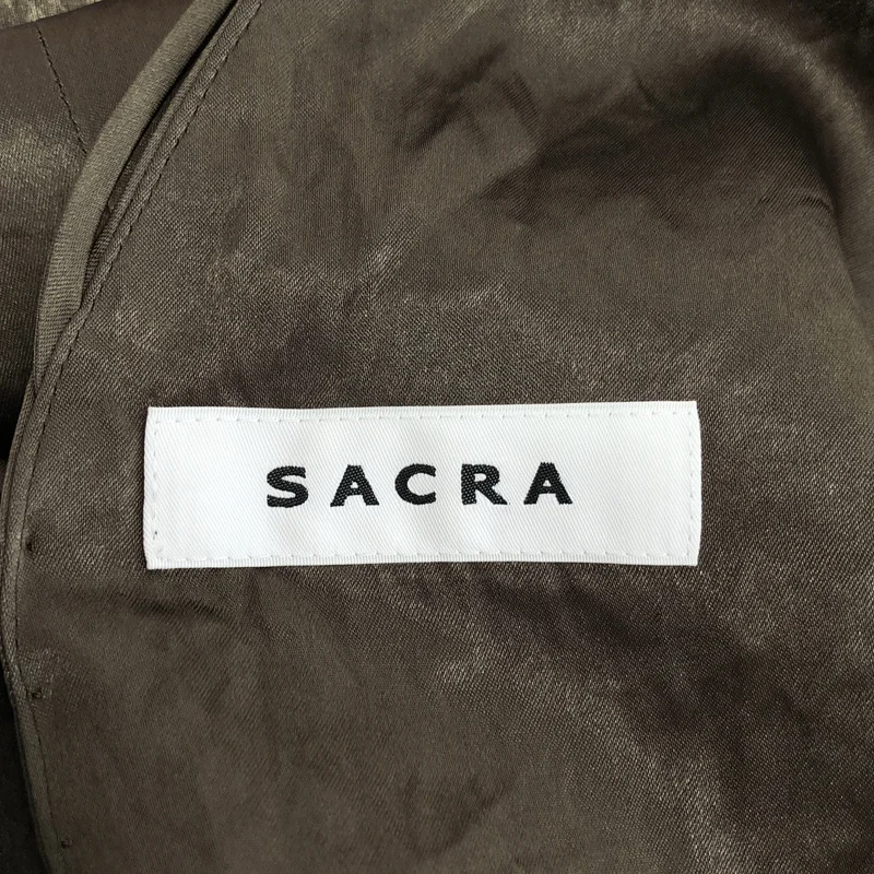 SACRA / サクラ | サテン ドレス ワンピース | 38 | レディース