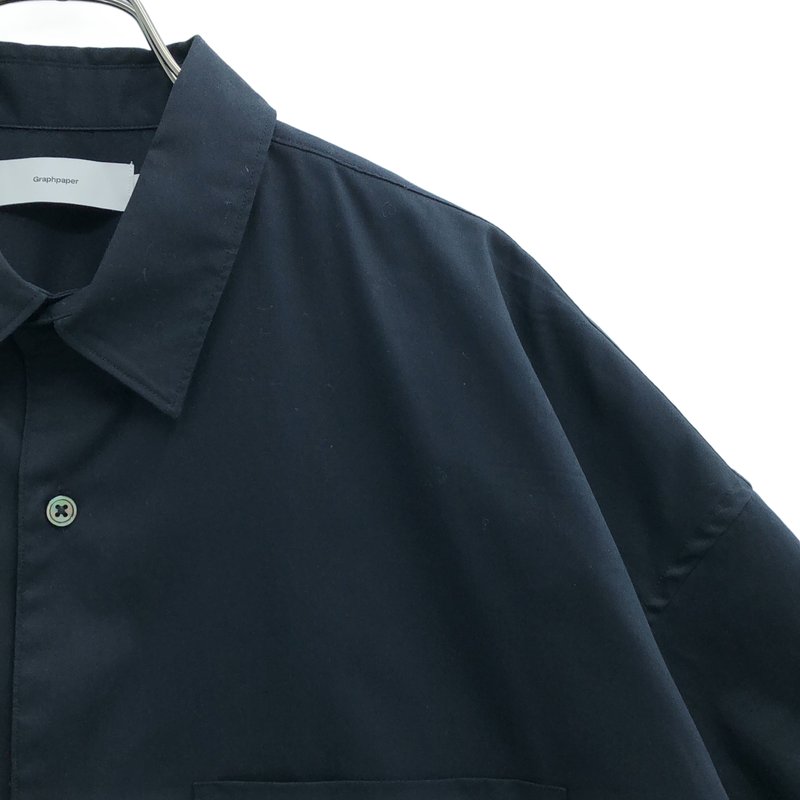 Graphpaper / グラフペーパー | 2024SS | Solotex Twill S/S Oversized Box Shirt / ソロテックスツイル ショートスリーブ オーバーサイズ ボックスシャツ | ONE | メンズ