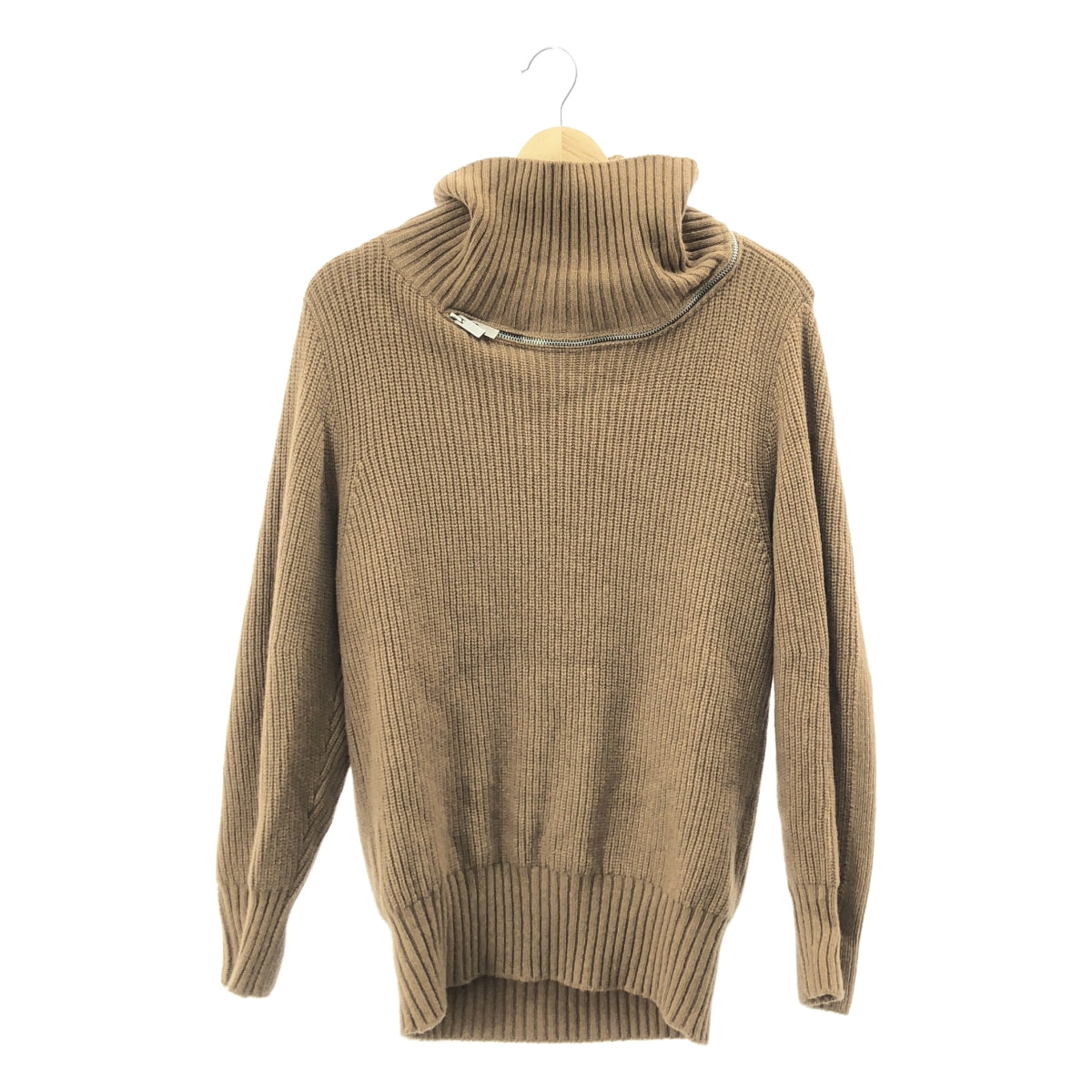 sacai / サカイ | 2023AW | high neck zip knit / ジップ ハイネック