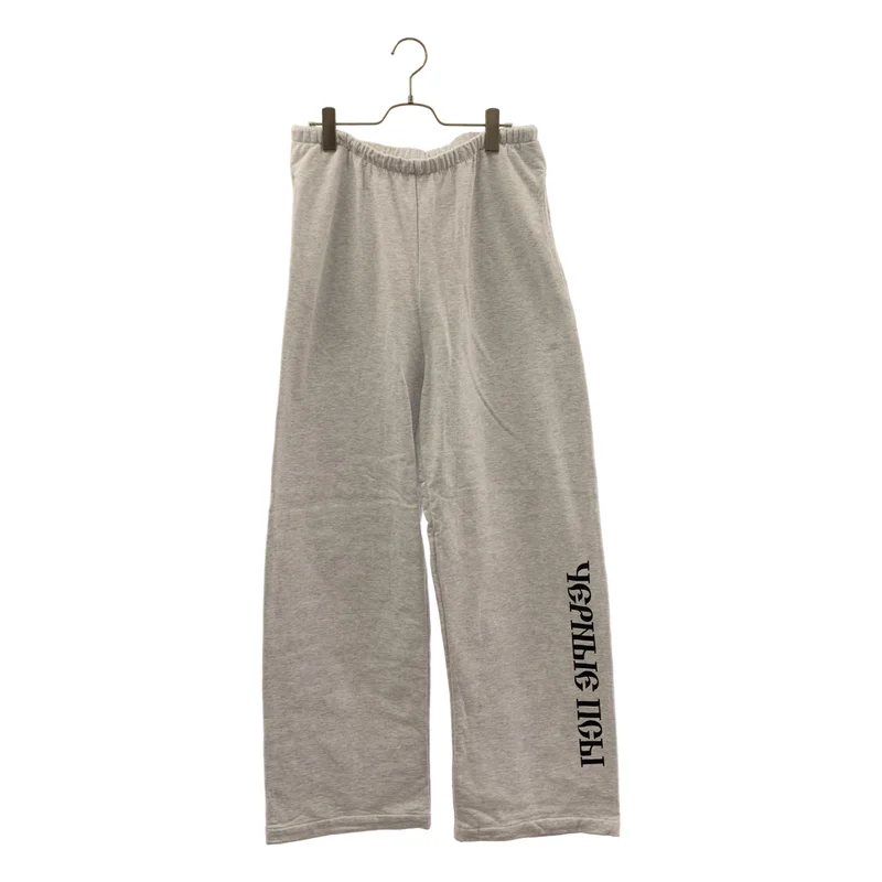 Gosha Rubchinskiy / ゴーシャラブチンスキー​ | ×Yeezy / ロゴプリント スウェットパンツ | 2 | メンズ