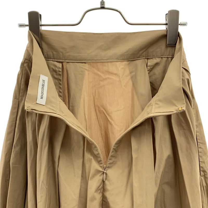 MADISON BLUE / マディソンブルー | TUCK VOLUME SKIRT コットン タック スカート | 00 | レディース