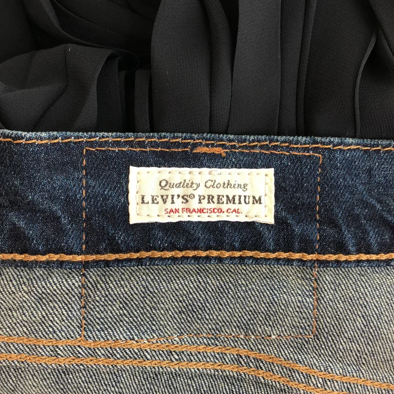 JUNYA WATANABE / ジュンヤワタナベ | 2023SS | × Levi’s / デニムドッキング プリーツスカート | S | レディース