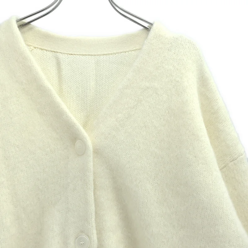NOBLE / ノーブル | 2023AW | モヘヤ接結ロングカーディガン 23080240102040 |
