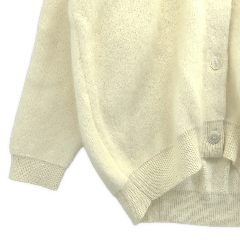 NOBLE / ノーブル | 2023AW | モヘヤ接結ロングカーディガン 23080240102040 |