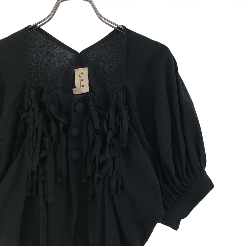 tao COMME des GARCONS / タオコムデギャルソン | 2009AW | コットン ボリュームスリーブ タックシャツ | S | レディース