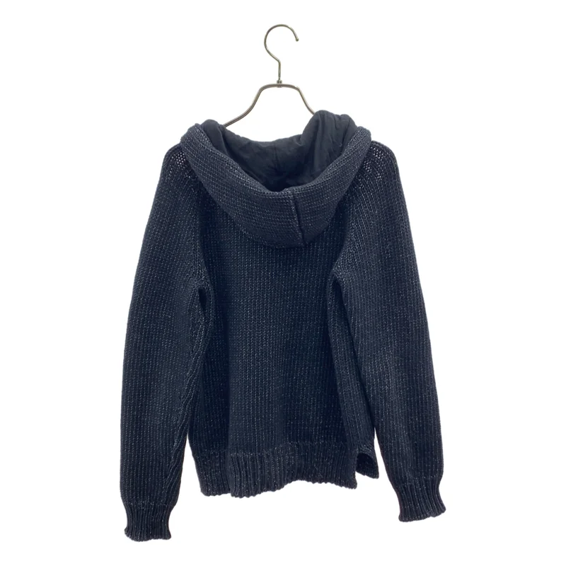 T by Alexander Wang / ティーバイアレキサンダーワン | コットン ケーブルニットフーディー | XS | レディース