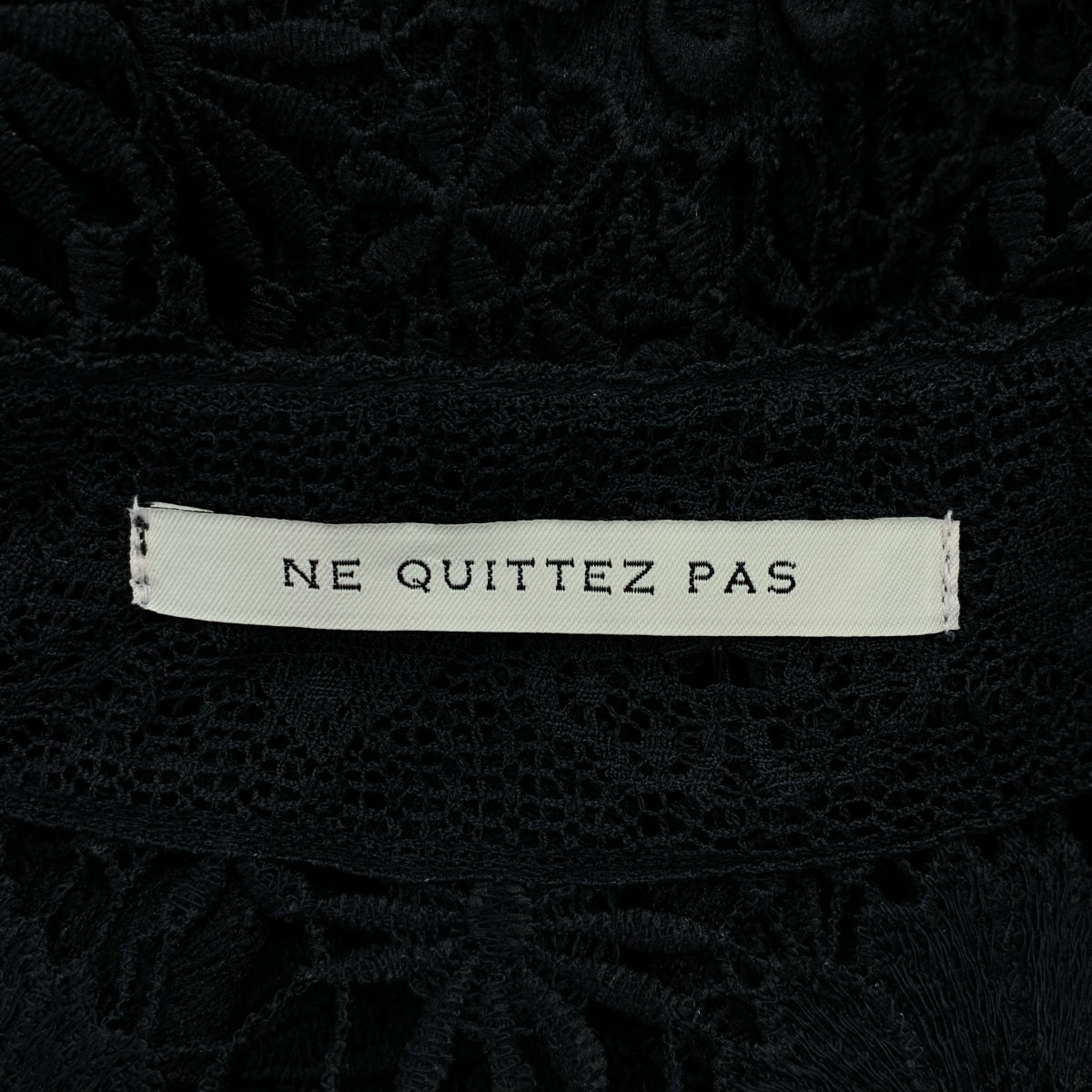 ne Quittez pas / ヌキテパ | 3D LACE LONG GOWN レース ワンピース
