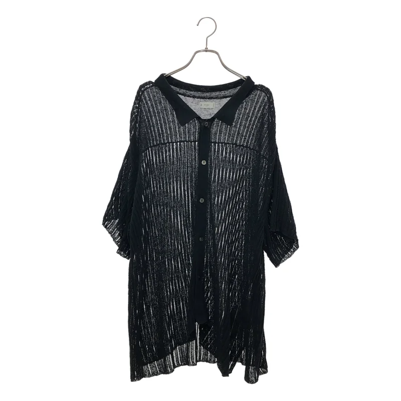 YOKE / ヨーク | 2026SS | YOKE RIB KNIT Sheer Shirt ニットシャツ | 2 | メンズ