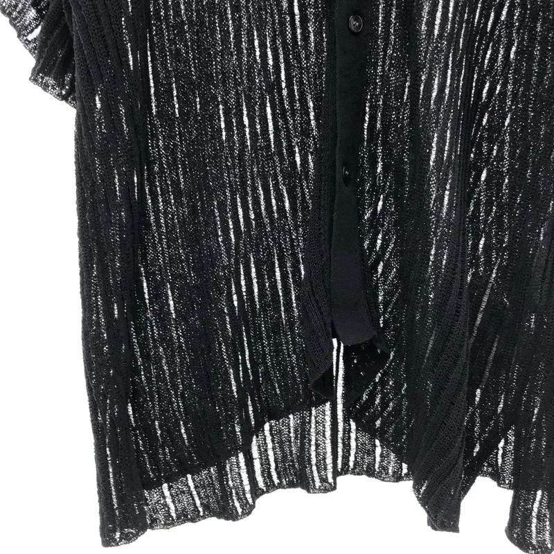 YOKE / ヨーク | 2026SS | YOKE RIB KNIT Sheer Shirt ニットシャツ | 2 | メンズ