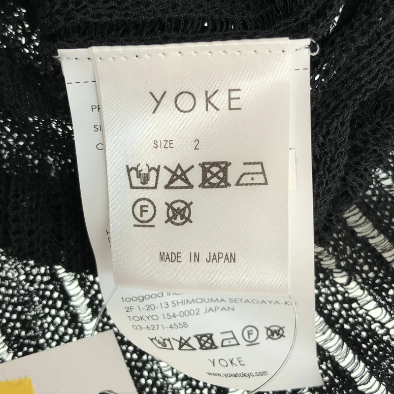 YOKE / ヨーク | 2026SS | YOKE RIB KNIT Sheer Shirt ニットシャツ | 2 | メンズ