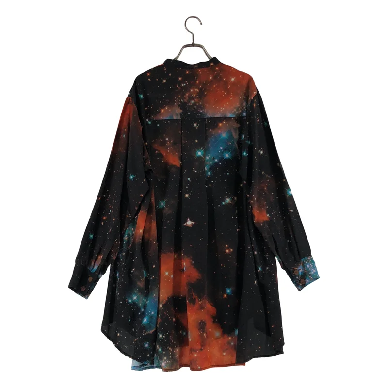 VIVIENNE WESTWOOD RED LABEL / ヴィヴィアンウエストウッドレッドレーベル | GALAXY ギャラクシー オーバーサイズ バンドカラーシャツ | 0 | レディース