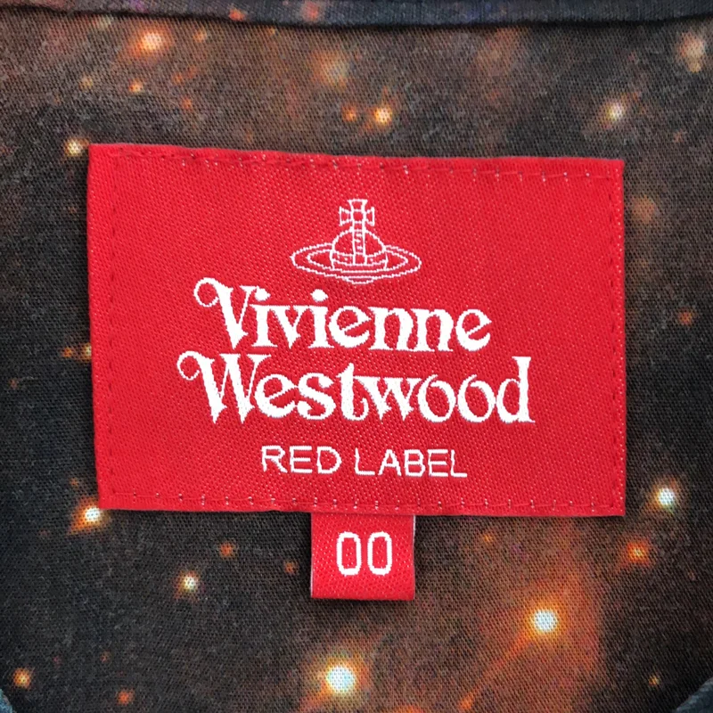 VIVIENNE WESTWOOD RED LABEL / ヴィヴィアンウエストウッドレッドレーベル | GALAXY ギャラクシー オーバーサイズ バンドカラーシャツ | 0 | レディース