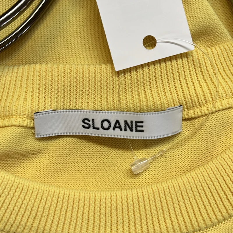 SLOANE / スローン | 天竺ポリエステル 半袖クルーネック ニット | 4 | レディース