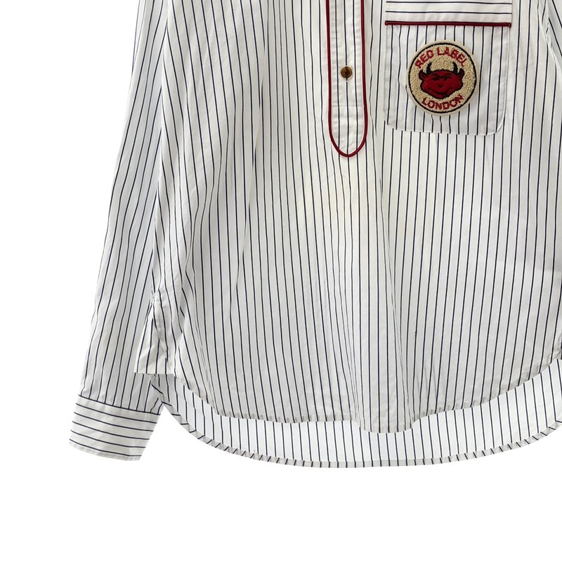 VIVIENNE WESTWOOD RED LABEL / ヴィヴィアンウエストウッドレッドレーベル | ストライプ ワッペン プルオーバーシャツ | 2 | レディース