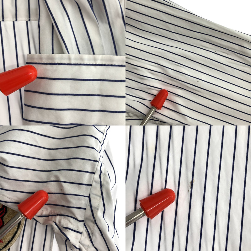 VIVIENNE WESTWOOD RED LABEL / ヴィヴィアンウエストウッドレッドレーベル | ストライプ ワッペン プルオーバーシャツ | 2 | レディース