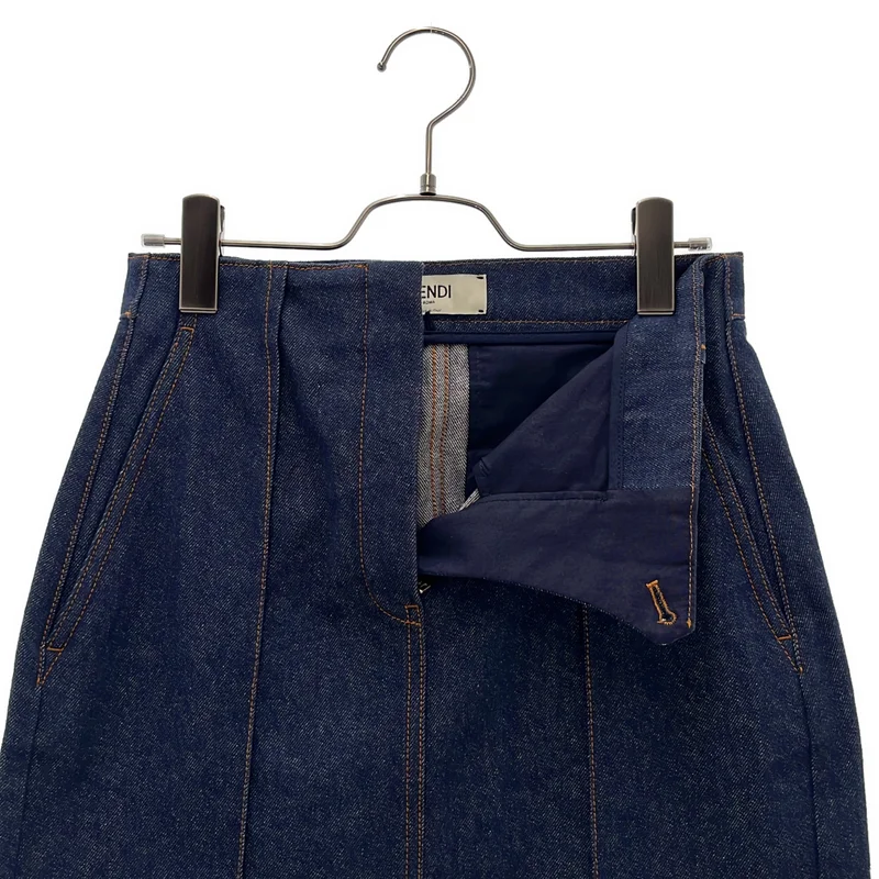 FENDI / フェンディ | レイヤード デニムミニスカート | 38 | レディース