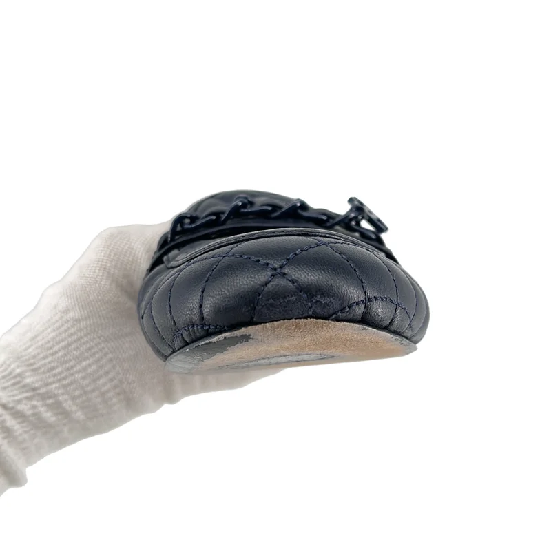 CHANEL / シャネル | キルティング マトラッセ ココマークチェーン パンプス | 37 1/2 | レディース