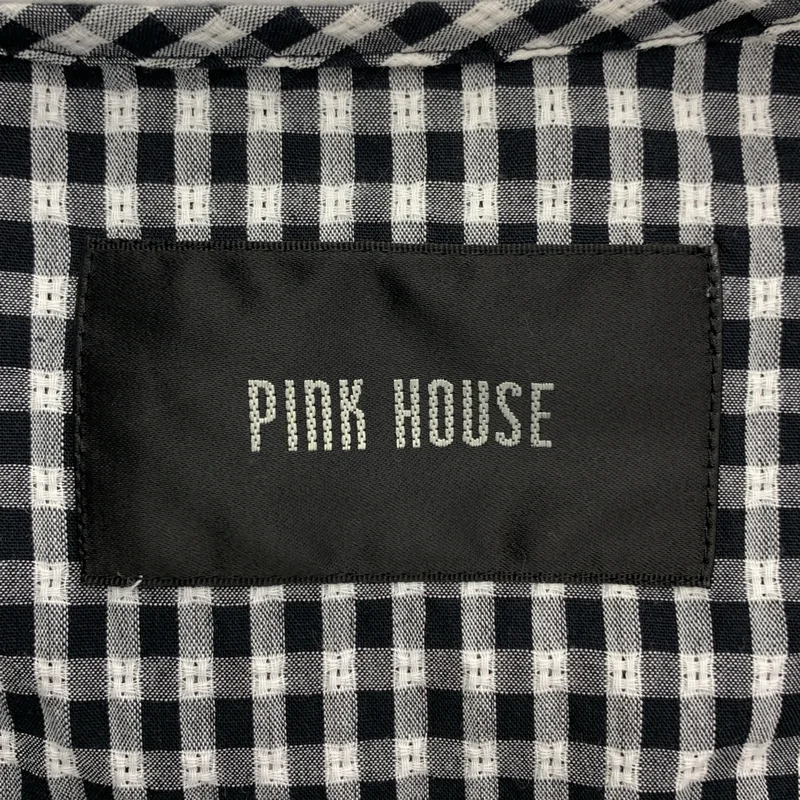 PINK HOUSE / ピンクハウス | コットン混 ドビーギンガムチェック 半袖ワンピース |