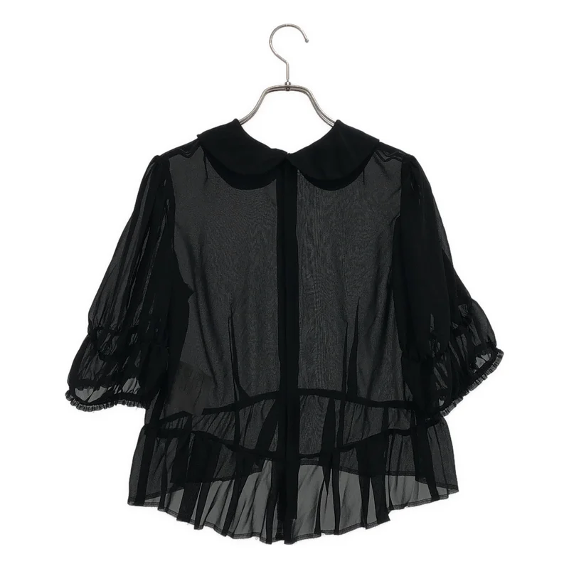 COMME des GARCONS COMME des GARCONS / コムコム | 2015SS | シアー シャツ_半袖 RO-B016 | S | レディース