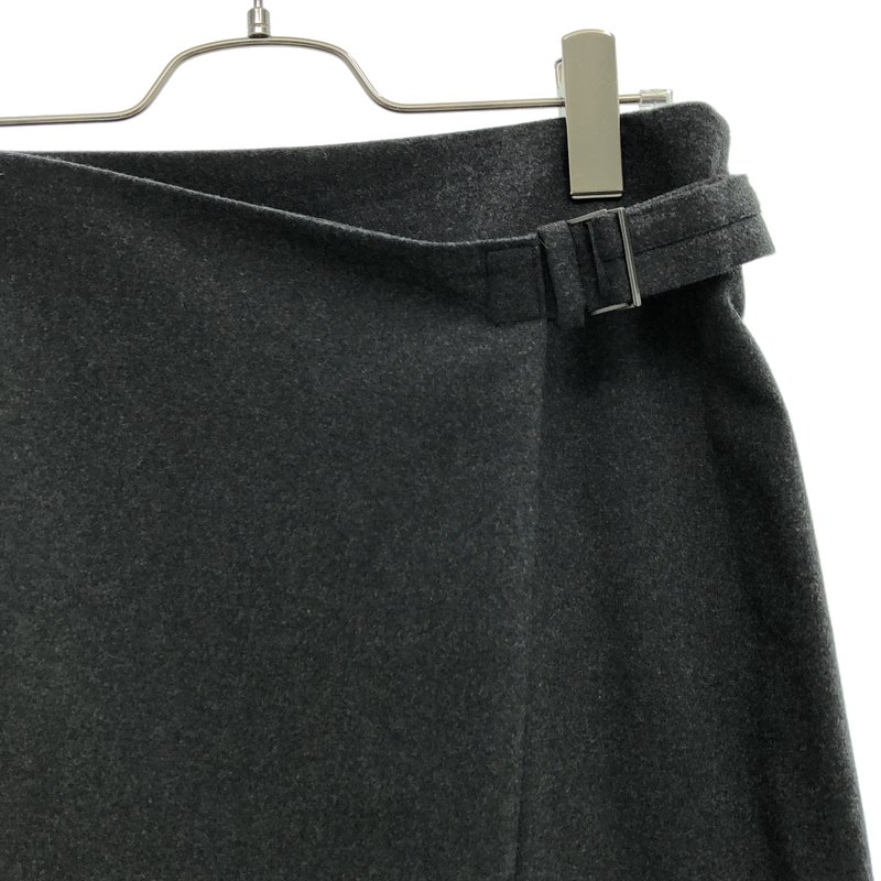 ATON / エイトン | MERINO COLLEGE FLANNEL ラップスカート | 1 | レディース
