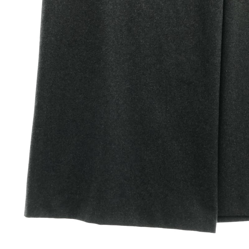 ATON / エイトン | MERINO COLLEGE FLANNEL ラップスカート | 1 | レディース